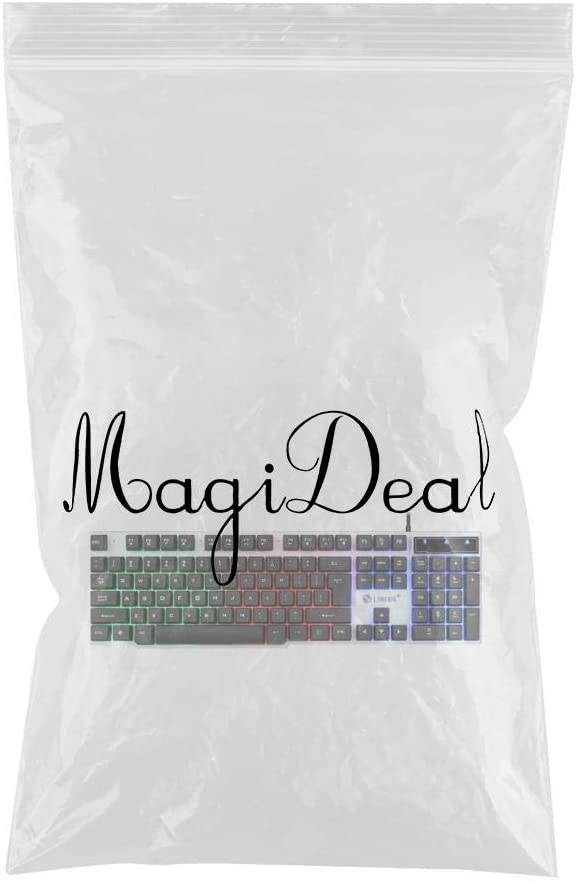 MagiDeal LIMEIDE GTX300 Wired Gaming Mechanical Keyboard RGB Backlit Backlight Computer Keyboard - Black