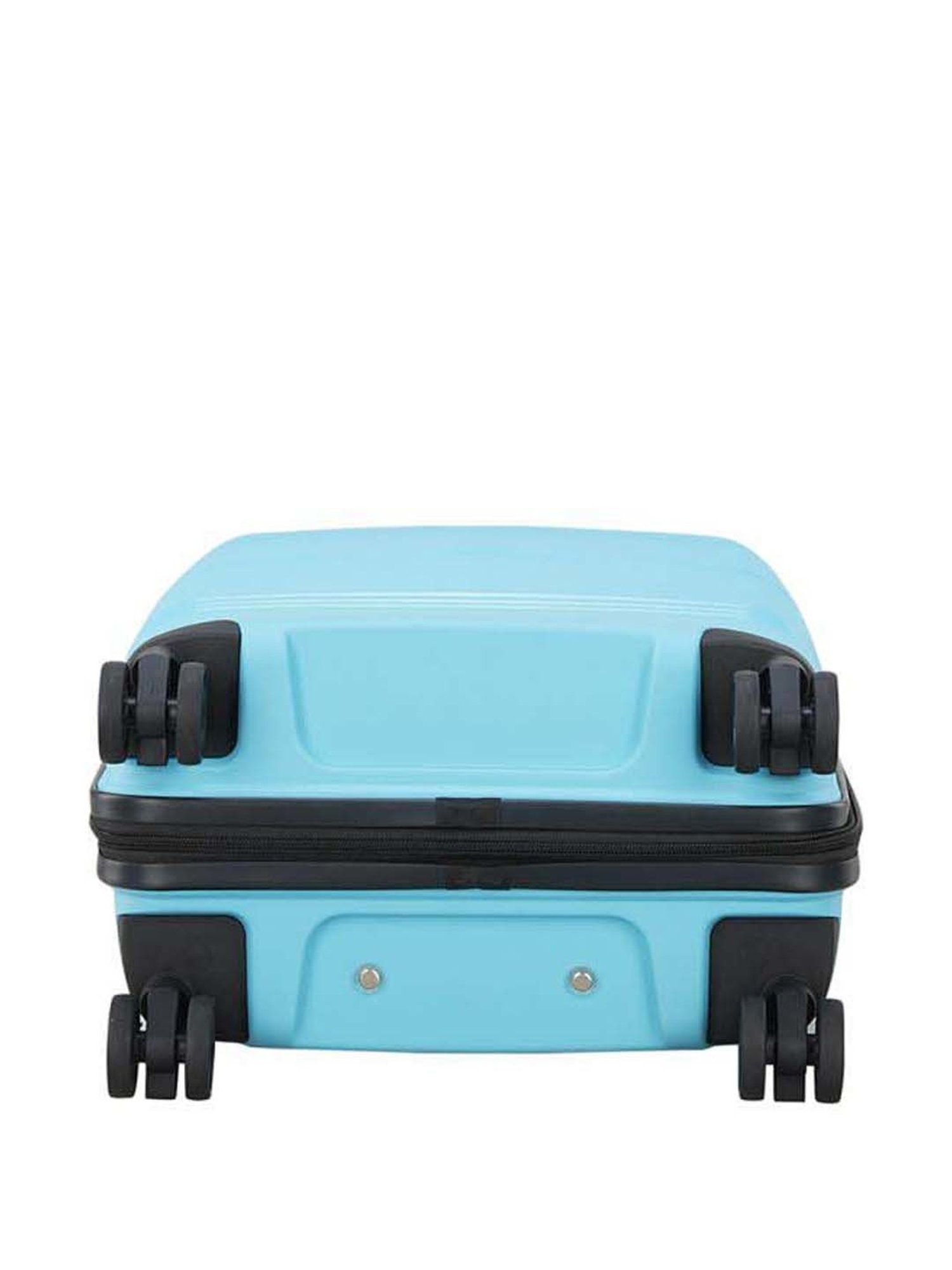 Skybags Focus Turquoise Striped Hard Cabin Trolley Bag - 40 cm