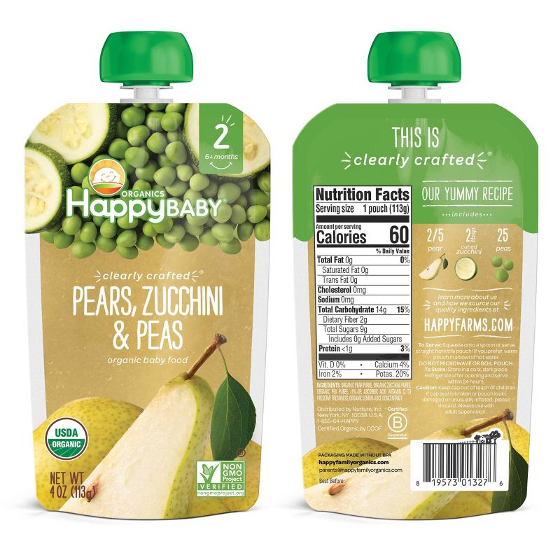 Beech-Nut Fruit & Veggie Bars Apple & Spinach - 5ct