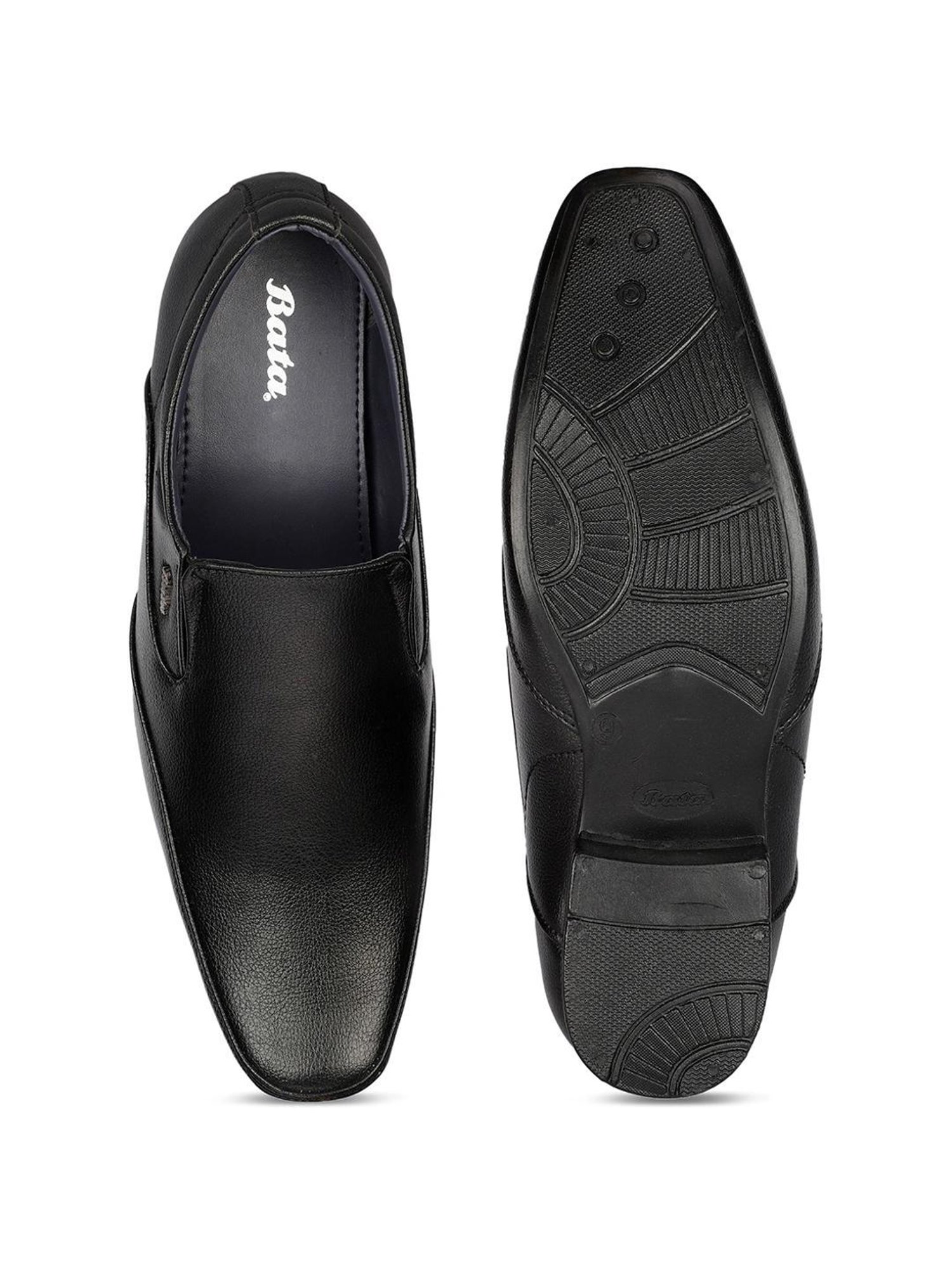 Bata Men's BOSS-ELITE E Black Loafers
