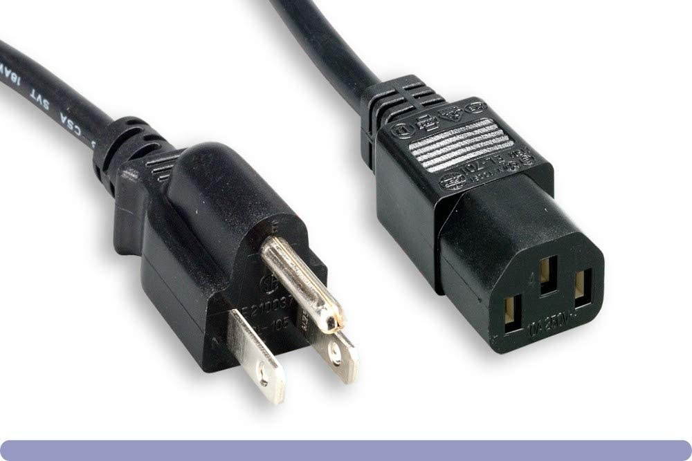 Ultra Spec Cables - AC Power Cord Replacement Cable for Plasma TV's & Computers - 15ft