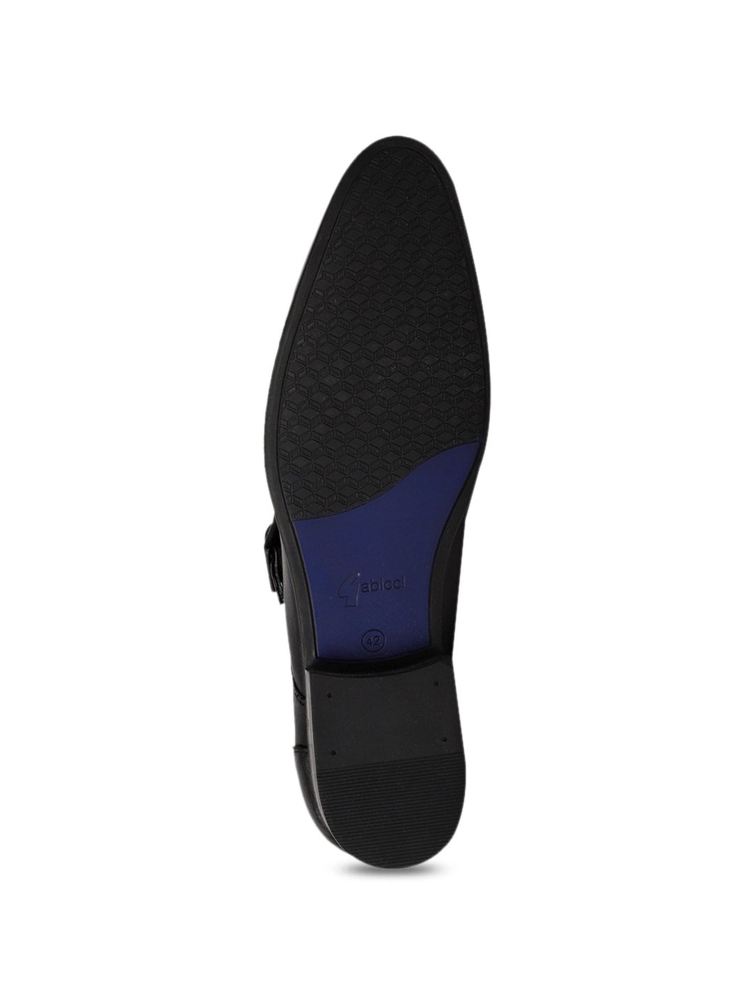 Gabicci Men's Jim Clark G Black Monk Shoes