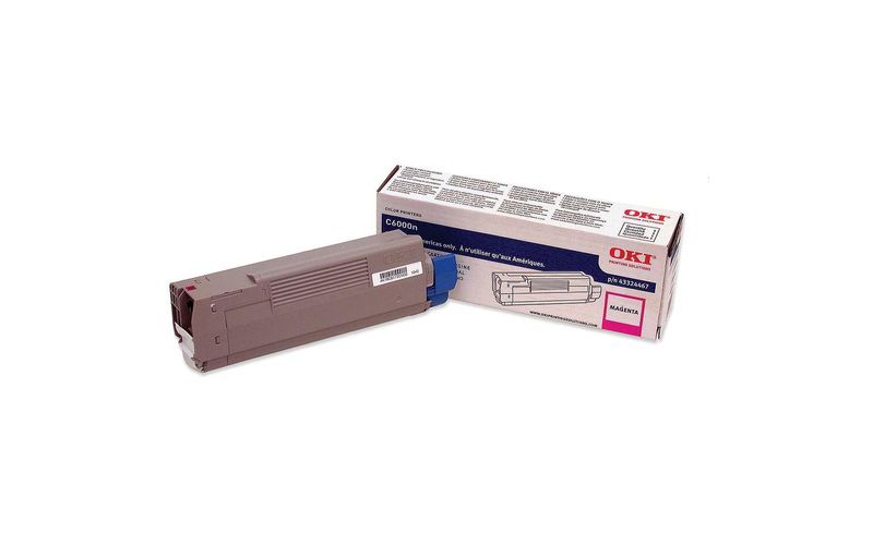 Oki Original Toner Cartridge - LED - 4000 Pages - Magenta - 1 Each