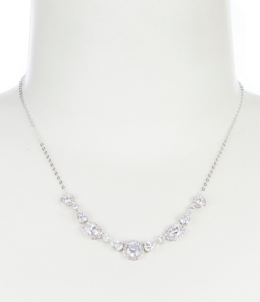 Nadri Cubic Zirconia Collar Necklace