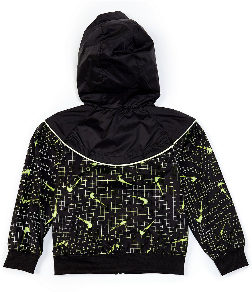 Nike Little Boys 2T-7 Digi AOP Swoosh Ripstop Windrunner Jacket