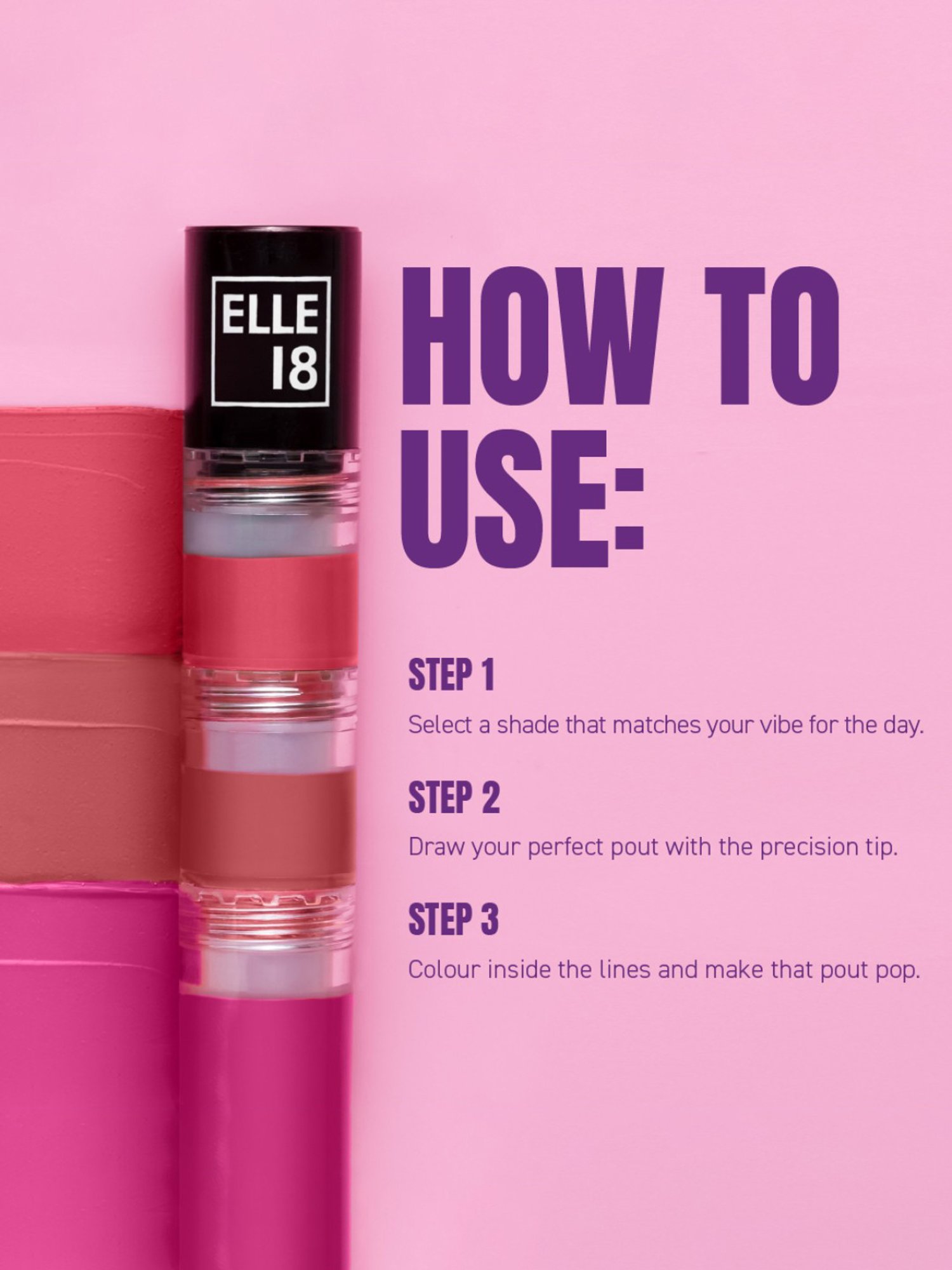 Elle 18 Lit Lip Stack Date Night - 4.5 ml