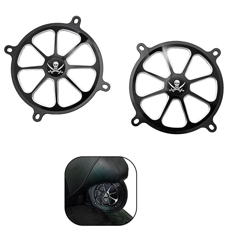 Audio Fairing Mount Speaker Grill Cover for Harley Davidson Touring Street Glide FL Trike 19962013 Pirate