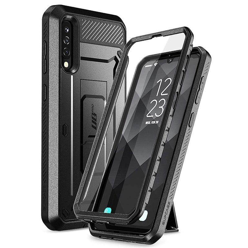 SupCase Unicorn Beetle Pro Series Phone Case for Samsung Galaxy A50/A30s, Built-in Screen Protector Full-Body Rugged Holster Case for Galaxy A50 2019 Release (Black)