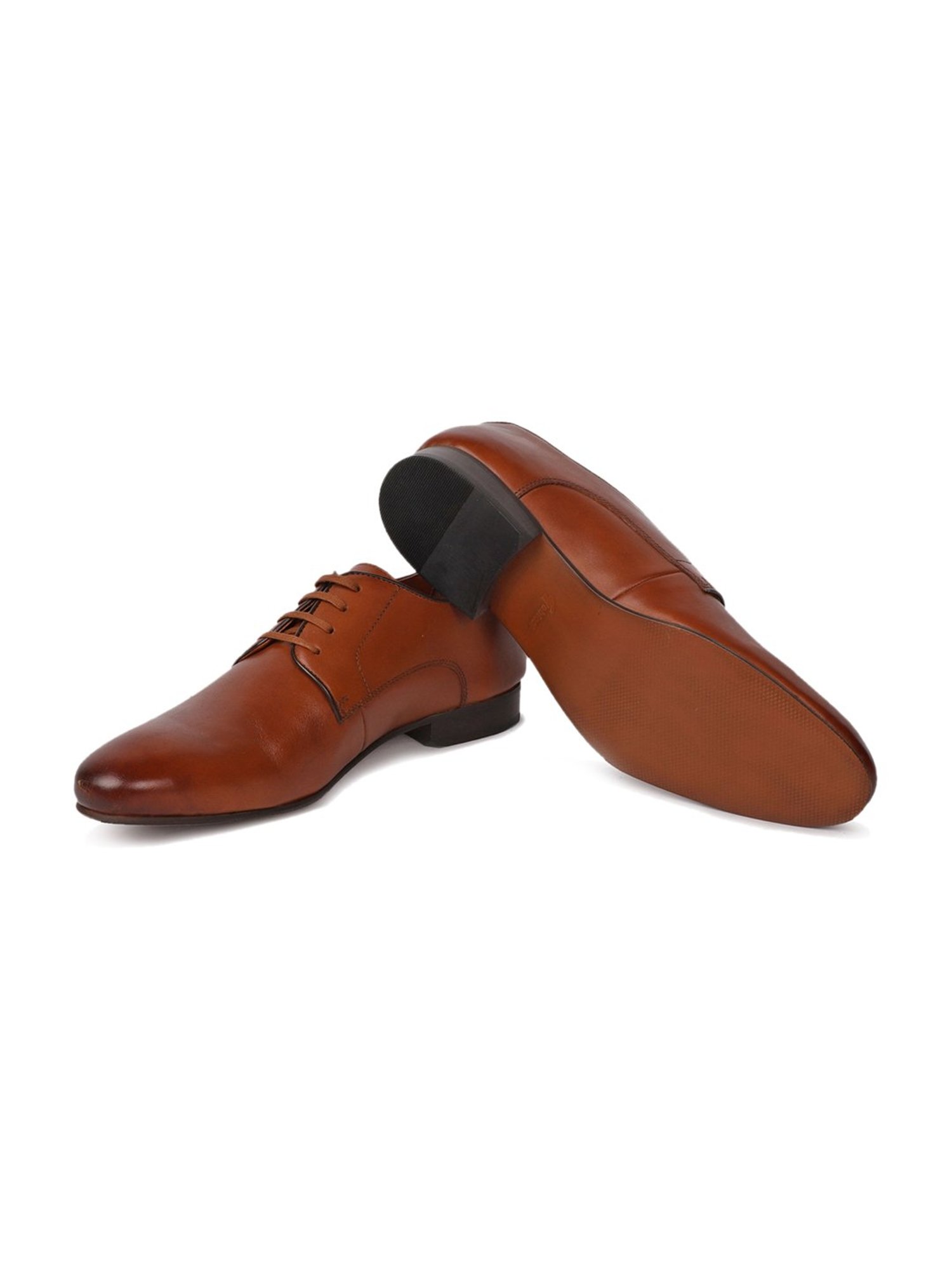 Gabicci Men's Barbican G Tan Derby Shoes