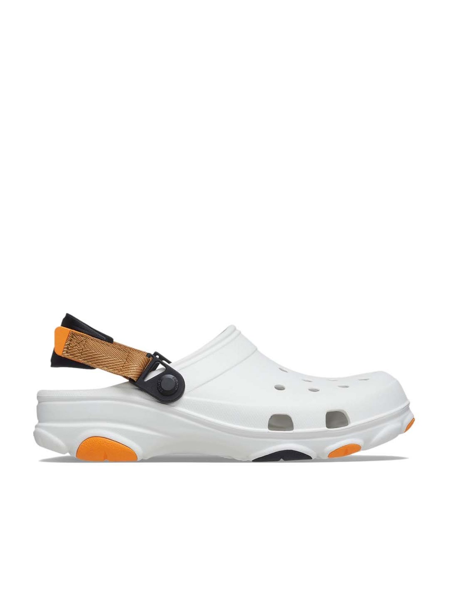 Crocs Men's Classic White Back Strap Clogs