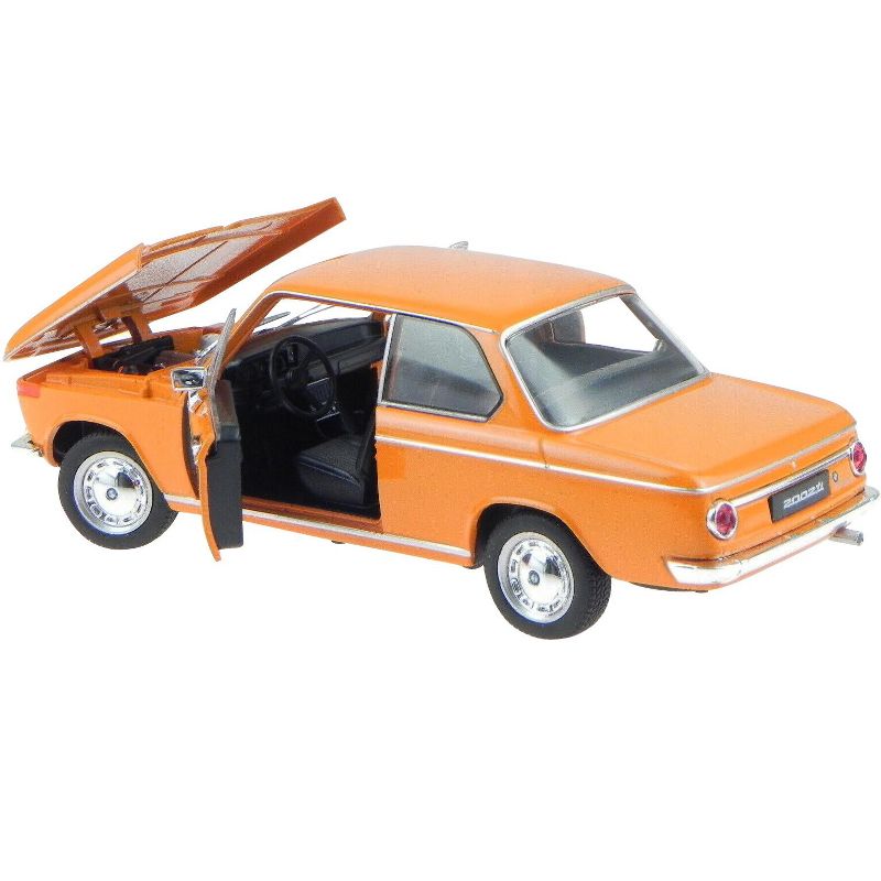 BMW 2002ti Orange 1/24 Diecast Model Car by Welly