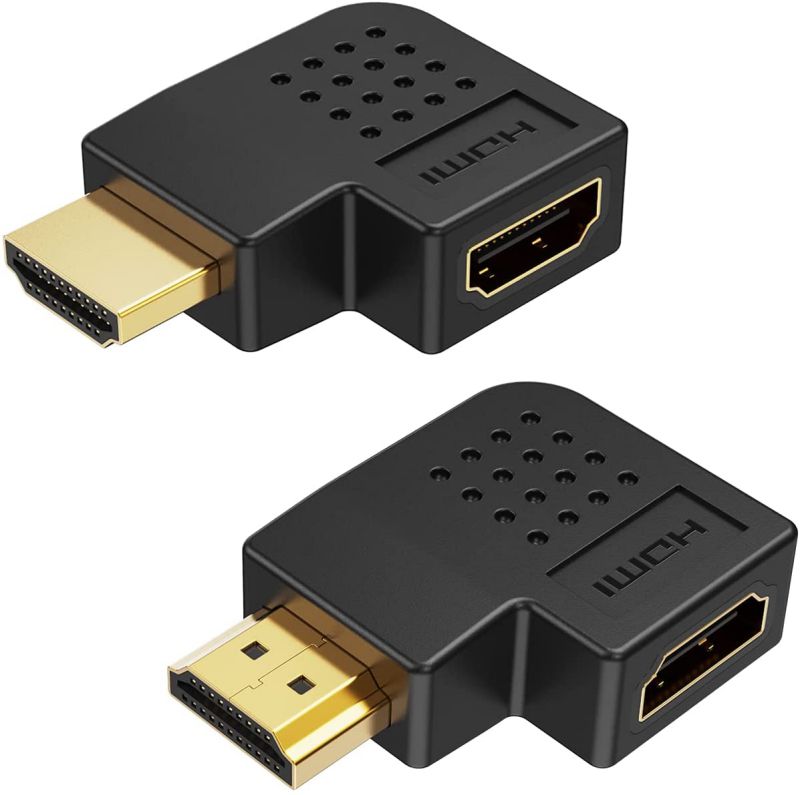 HDMI to VGA 5 Pack  GoldPlated HDMI to VGA Adapter Male to Female for Computer Desktop Laptop PC Monitor Projector HDTV Chromebook Raspberry Pi Roku Xbox and More Black