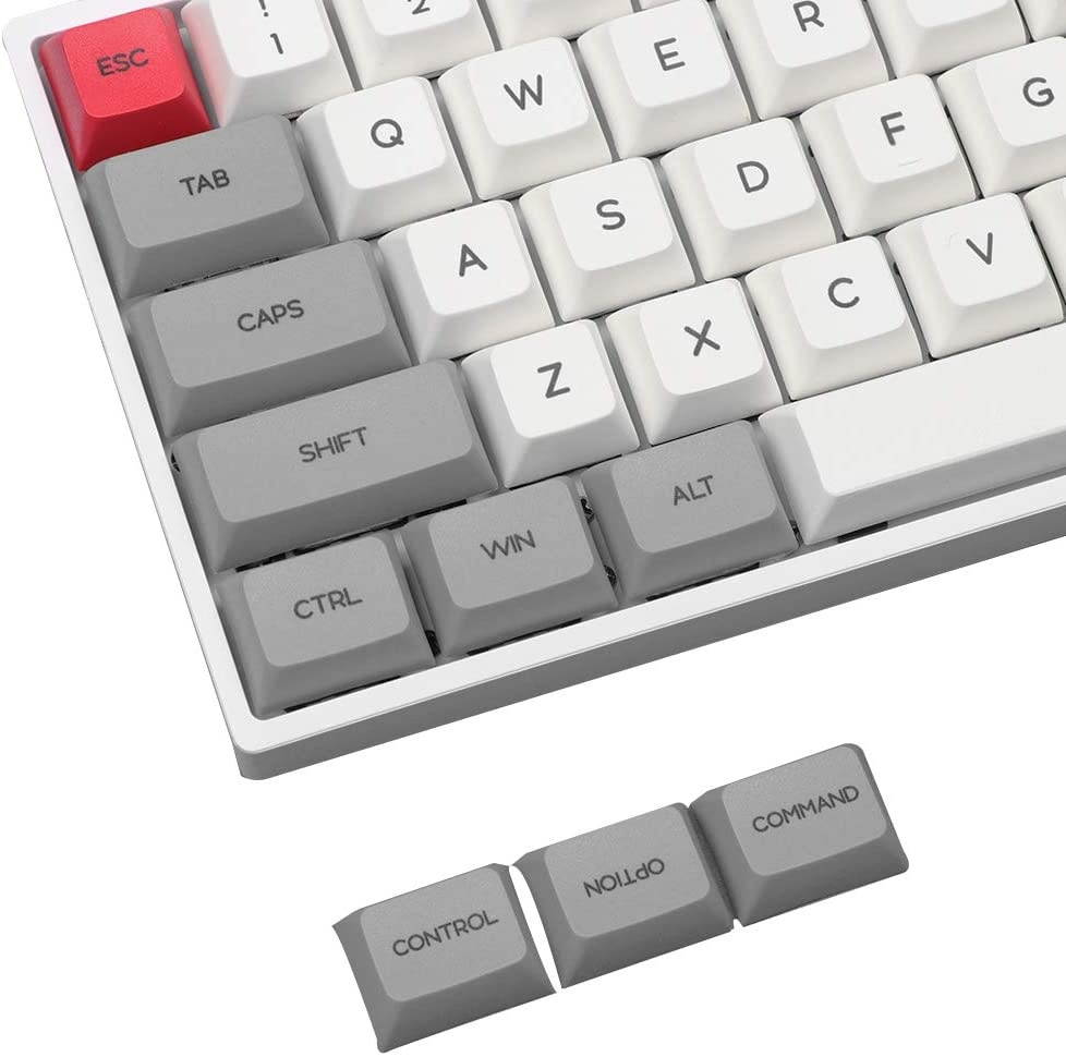 EPOMAKER GK64XS 60% RGB Hot Swappable Bluetooth Mechanical Keyboard with Split Spacebar, 1900mAh Battery, Fully Programmable for Gamers (Gateron Blue Switch, Grey White)