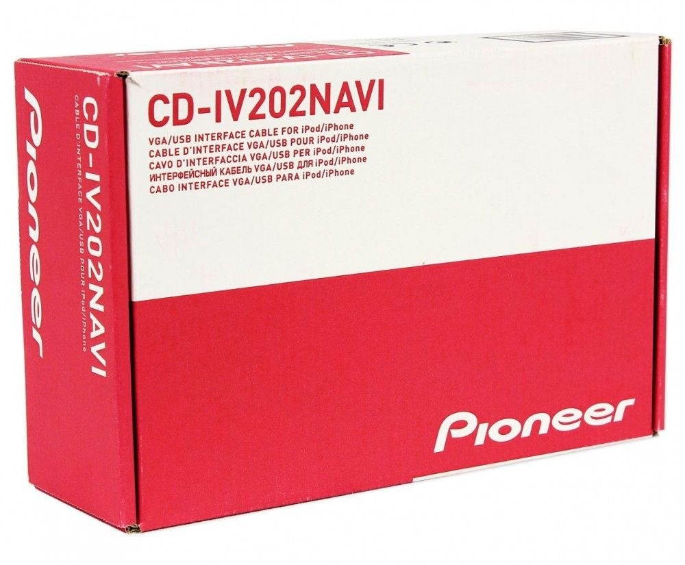 Pioneer CD-IV202NAVI VGA interface cable kit - connects your iPhone 5 to select Pioneer receivers