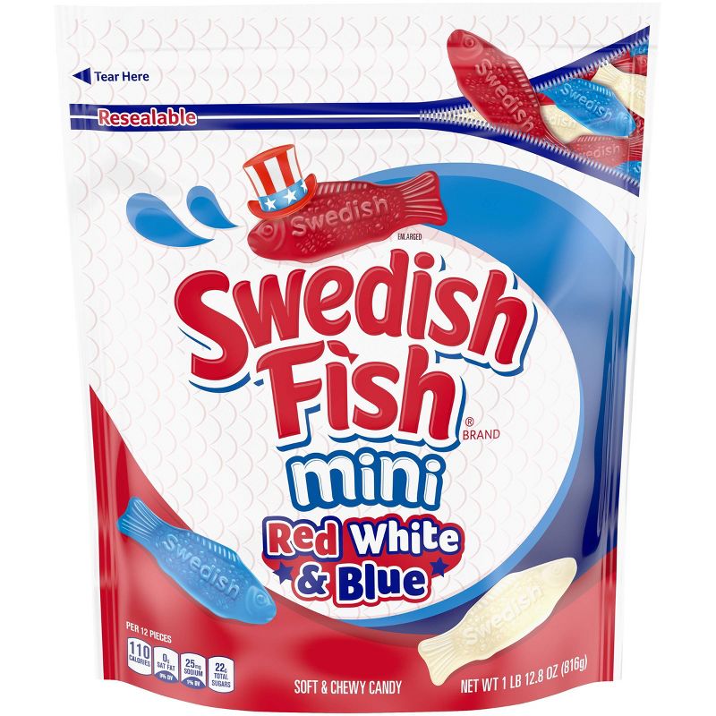 Swedish Fish Soft & Chewy Candy - 1.8lb