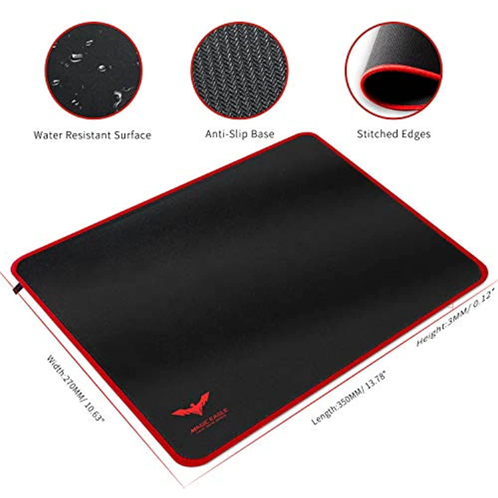 HAVIT Gaming Keyboard Mouse Headset & Mouse Pad Kit, Rainbow LED Backlit Wired, Over Ear Headphone with Mic for PC, Computer, Xbox ONE & PS4, Tablet, Mobile Phones