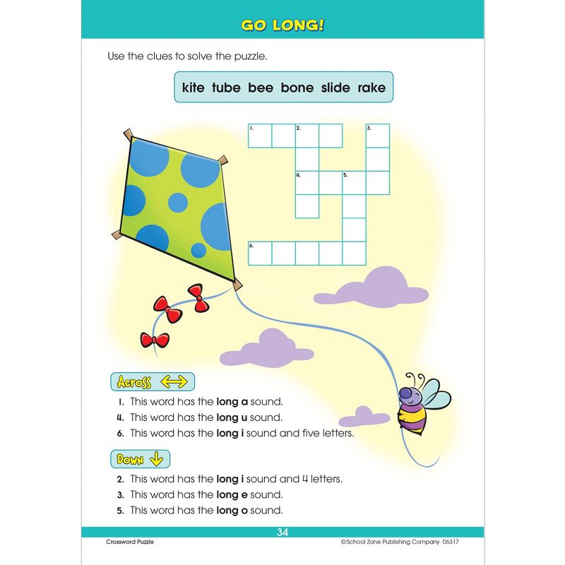 Big First Grade Workbook, Ages 67 (School Zone Publishing) - by Wendy Colsen (Paperback)