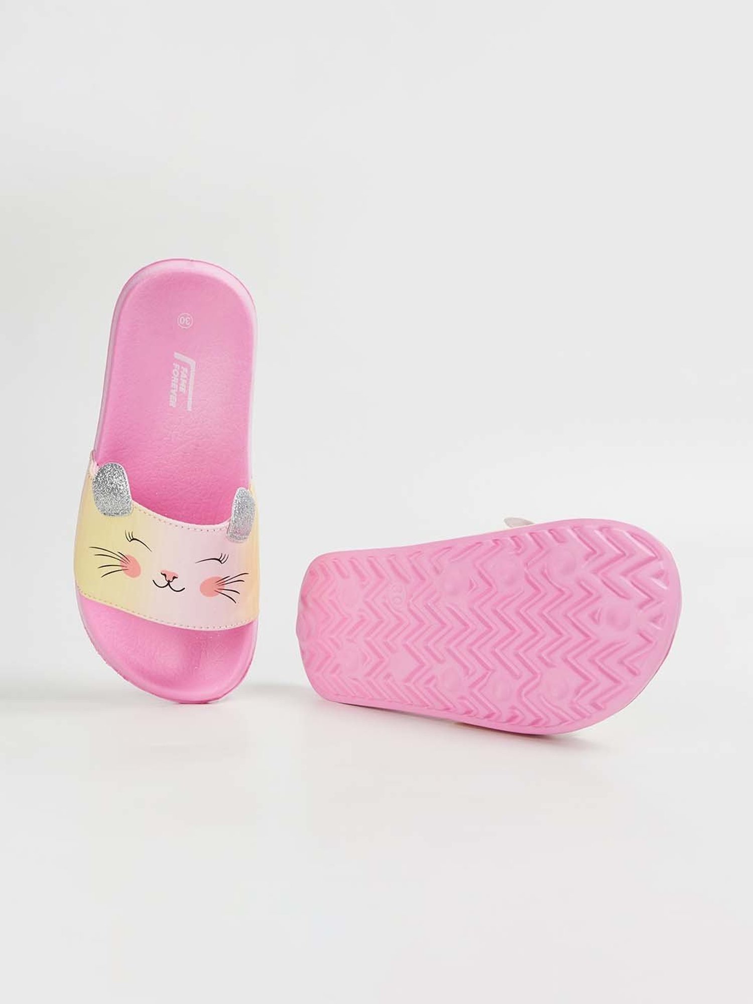 Passion Petals Kids Pink Sling Back Clogs