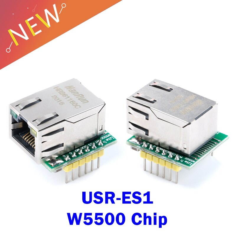 USR-ES1 W5500 Chip New SPI to LAN/ Ethernet Converter TCP/IP Mod for Arduino