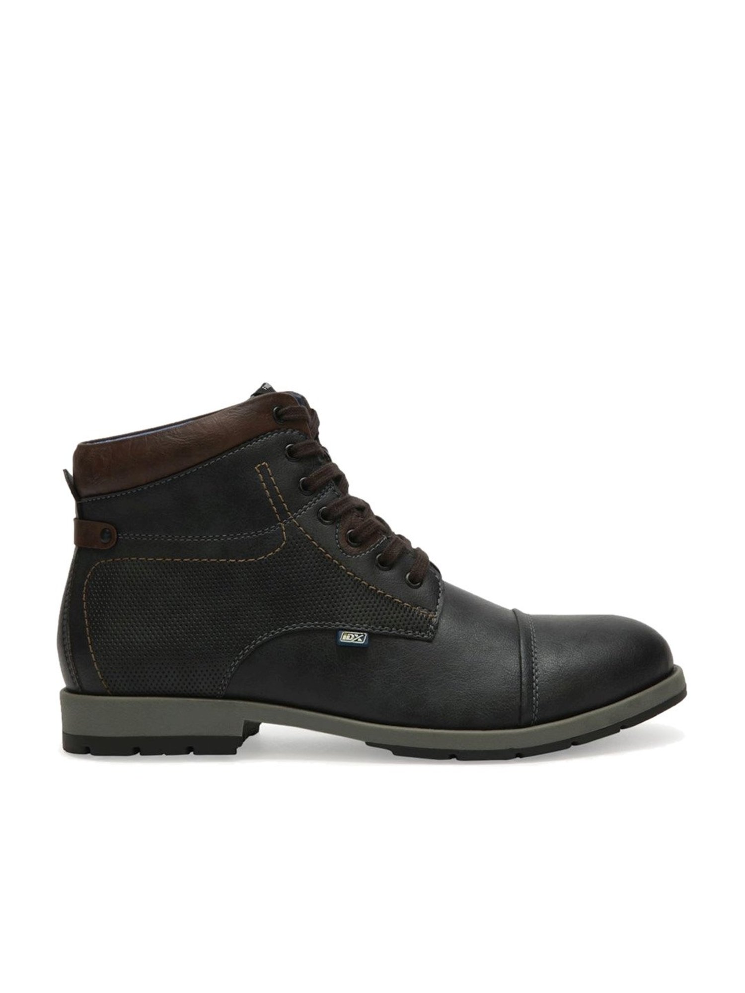 ID Men's Charcoal Black Casual Boots