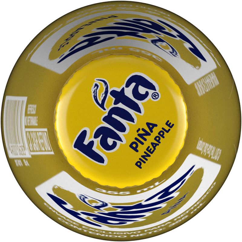 Fanta Pineapple de Mexico Soda - 12 fl oz Glass Bottle