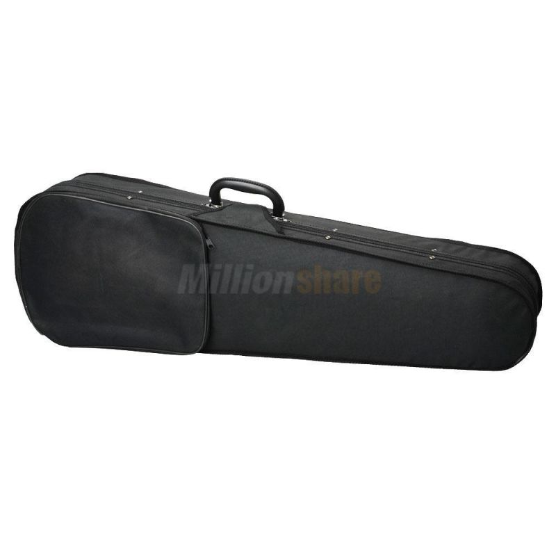 New Popular 4/4 Cloth Fluff Triangle Shape Silver Gray Violin Case
