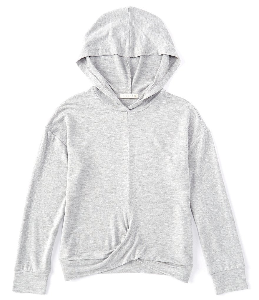 Copper Key Girls Big Girls 7-16 Twist Front Hoodie