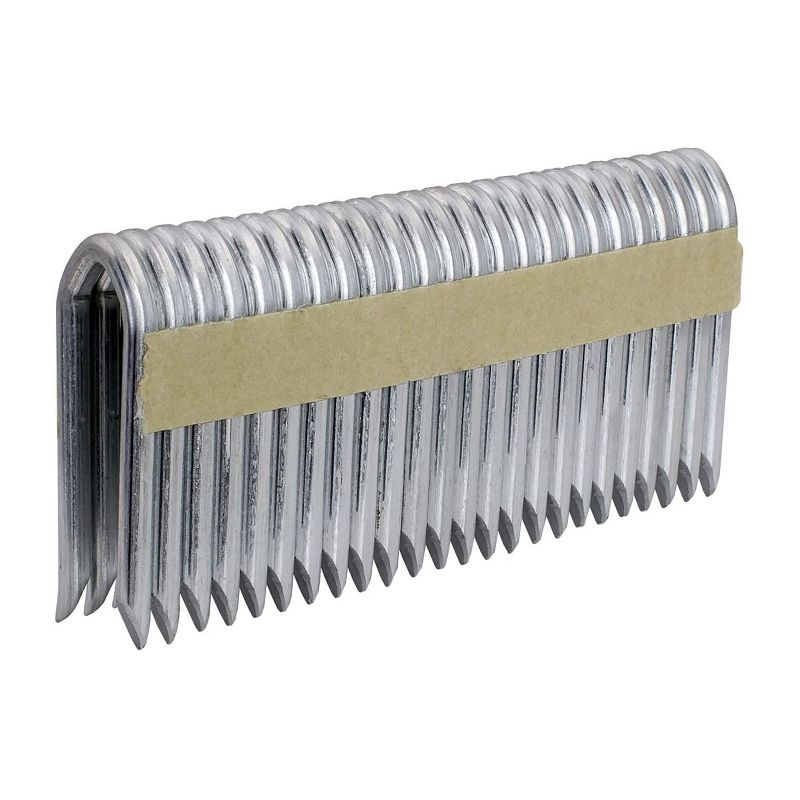 Freeman PFS9 Pneumatic 9-Gauge 2-Inch Ergonomic and Lightweight Fencing Stapler with Quick Release and 1000 9 Gauge 2 Inch Nails Box, Orange