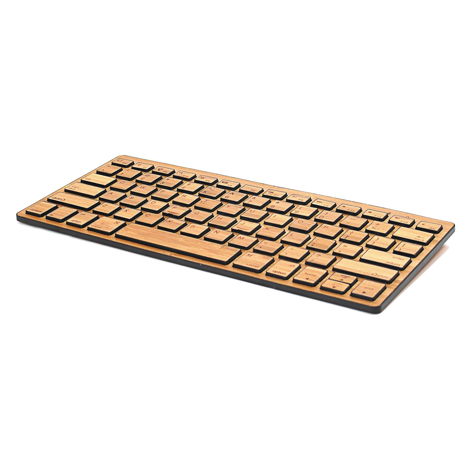 Impecca KBB78BTK Bamboo Bluetooth Keyboard - Black