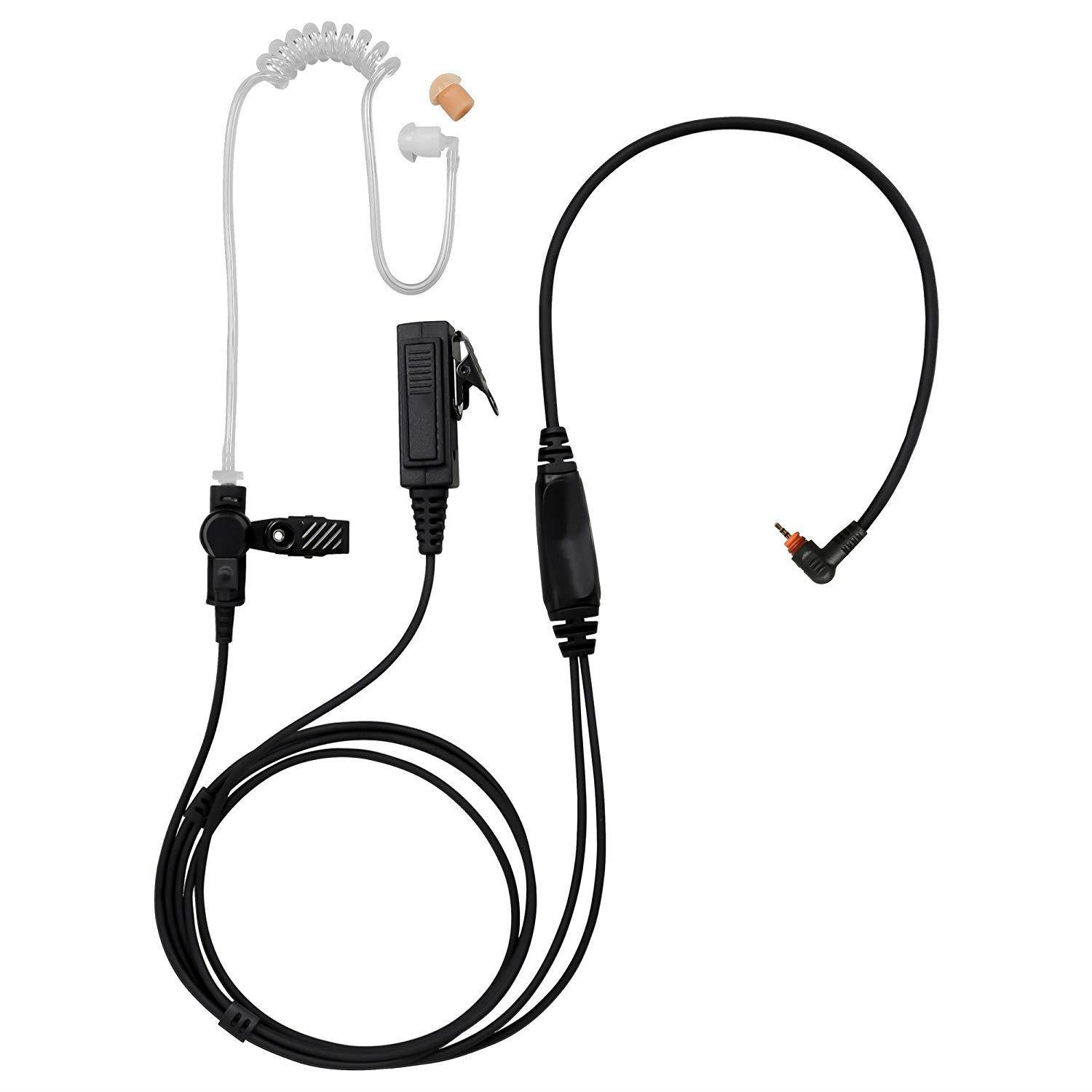 BOMMEOW BCT22-M12 2-Wire Clear Coil Surveillance Kit for Motorola SL1K SL1M SL7550 SL300 SL500