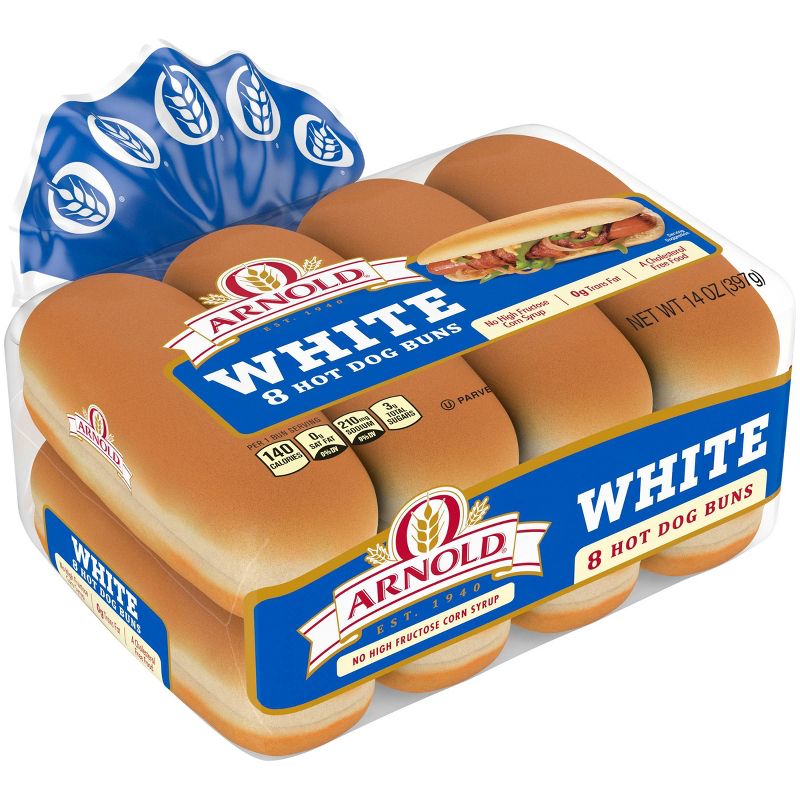 Oroweat White Hot Dog Buns - 14oz/8ct