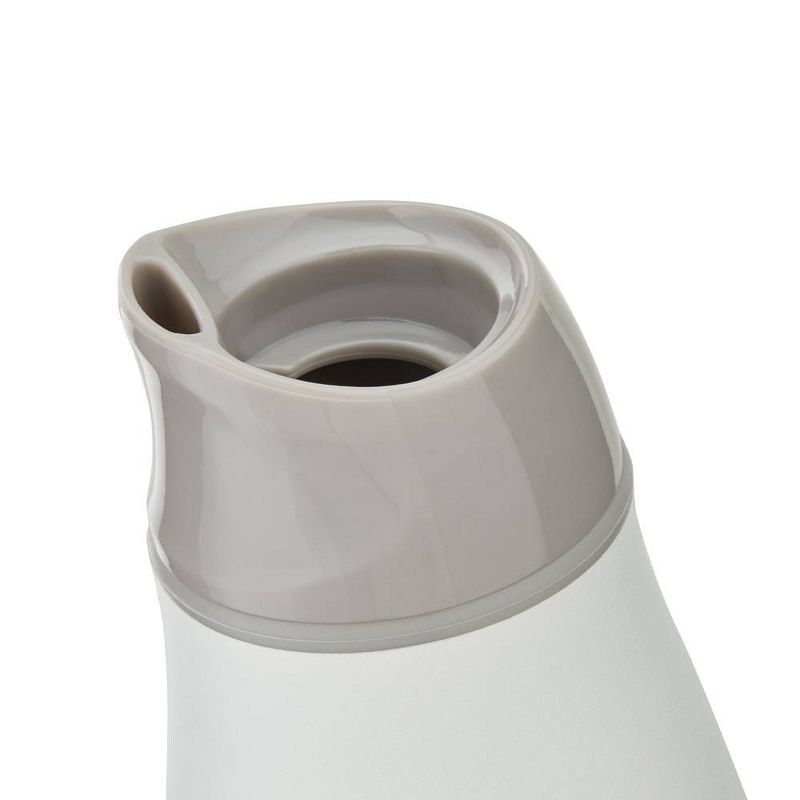 Avana 18oz Ashbury with Stainless Steel Cap - White