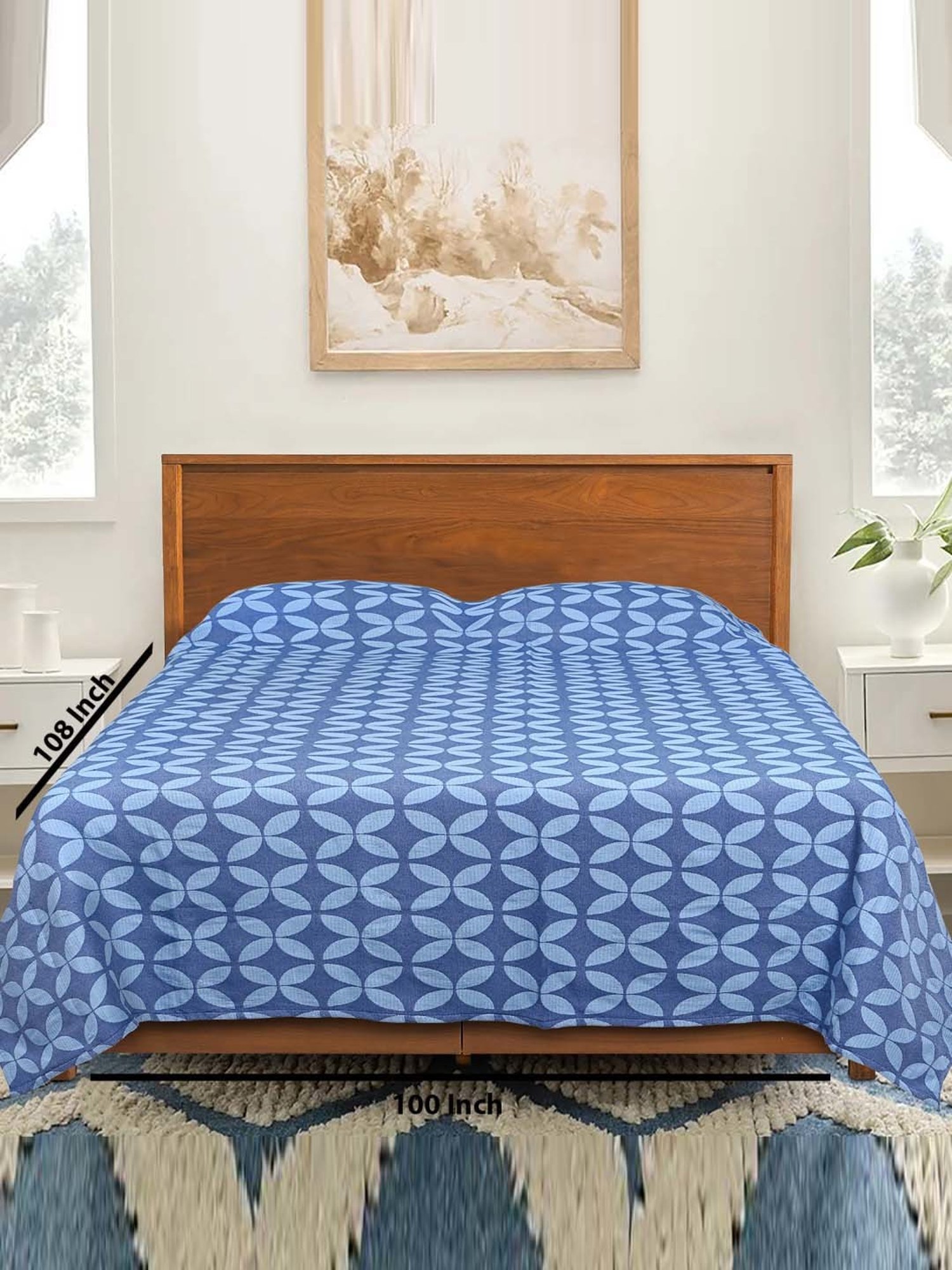 DDECOR Live beautiful Embroidery Baroque Metallic Grey 210 TC Cotton Comforters - Set of 3