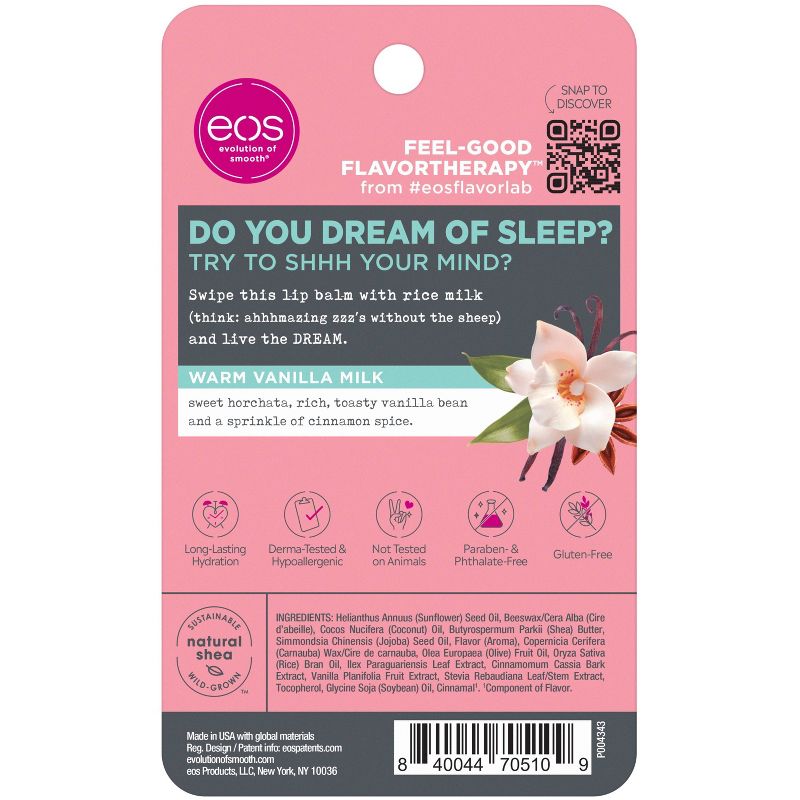 eos flavorlab Lip Balm Sticks - Lavender Latte &  Sweet Grapefruit - 2pk/0.28oz