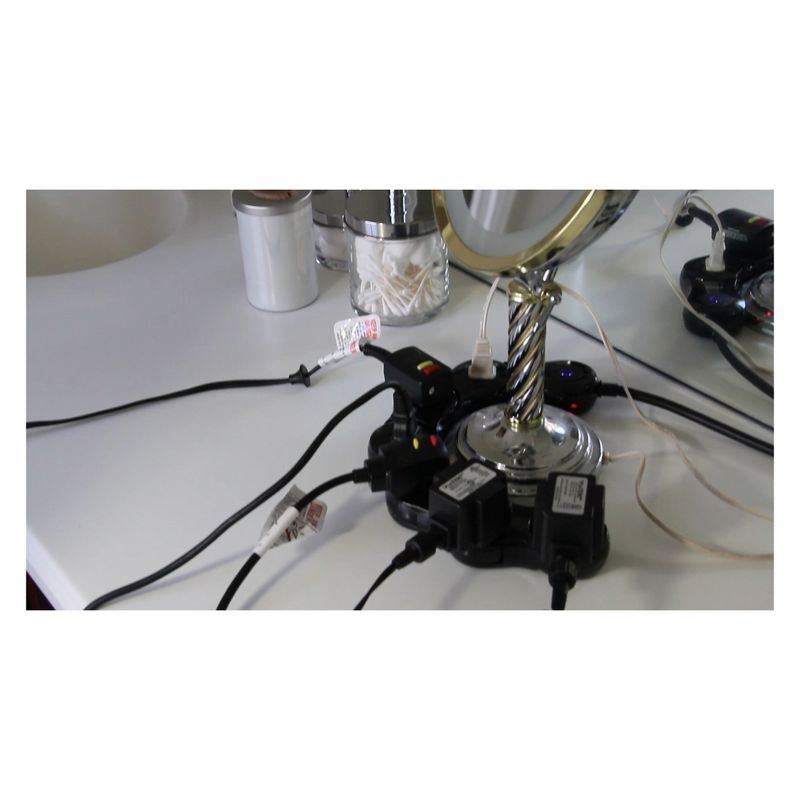 Monoprice 2 Outlet Surge Protector Wall Tap with 2 USB Charging Ports 3.4A, 450 Joules, White