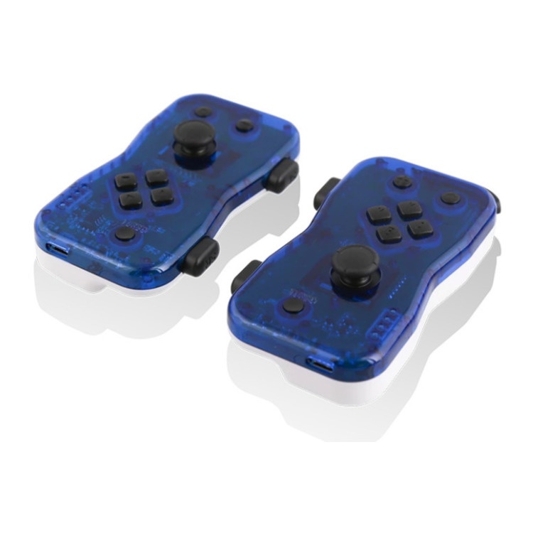 Nyko Dualies Pair of Motion Controllers with Included USB Type-C Charging Cable, Joy-Con Alternative for Nintendo Switch Blue/White