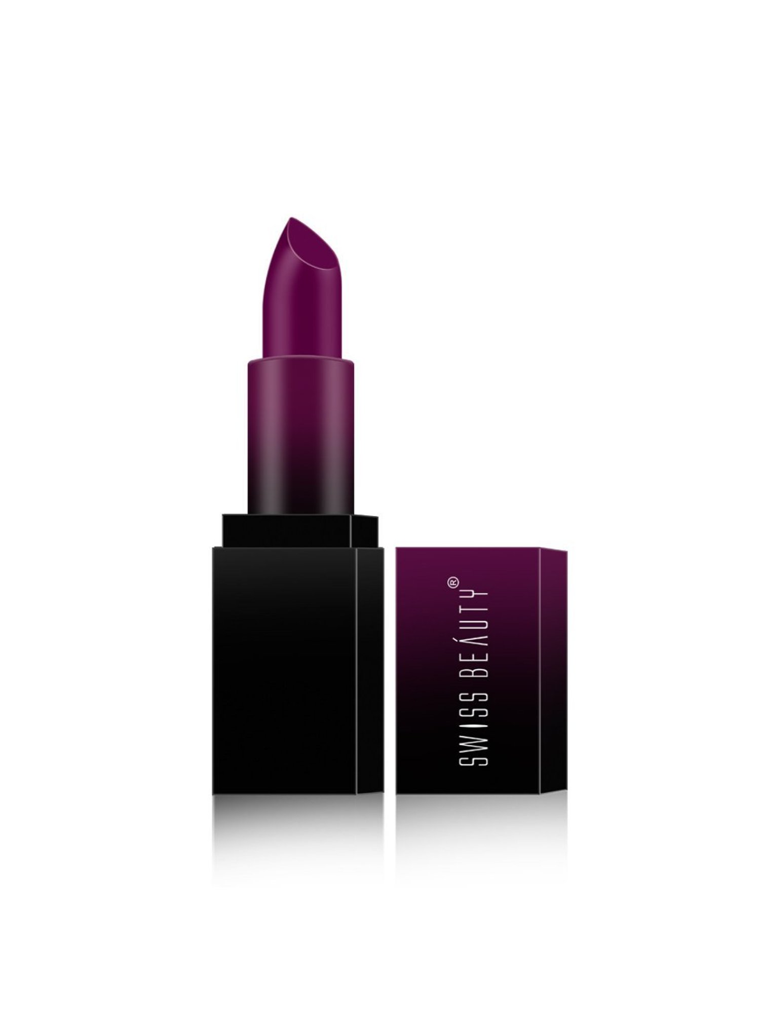 SWISS BEAUTY HD Matte Lipstick Plum House - 3.5 gm