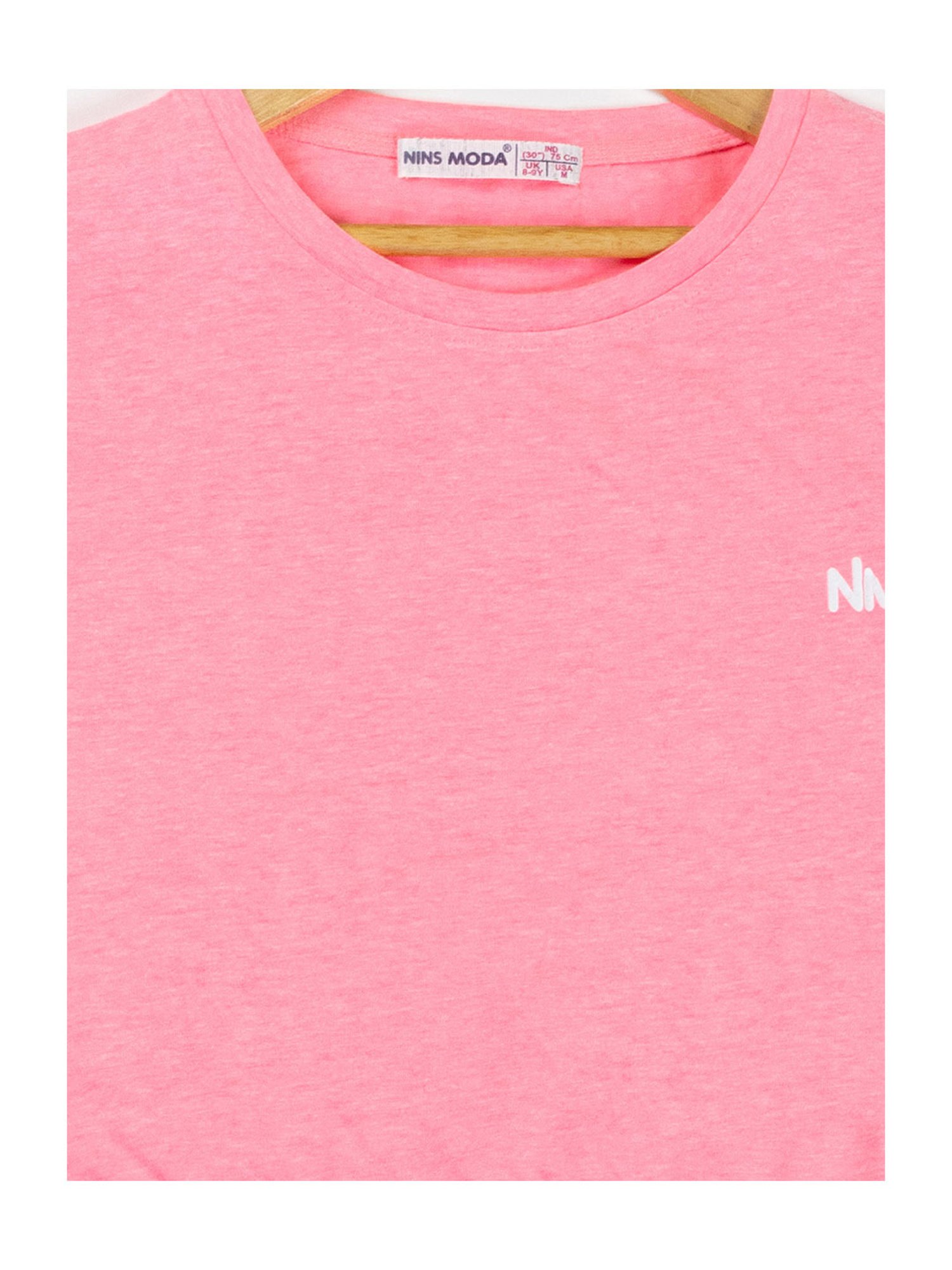 LilPicks Kids Teal Solid Crop Top