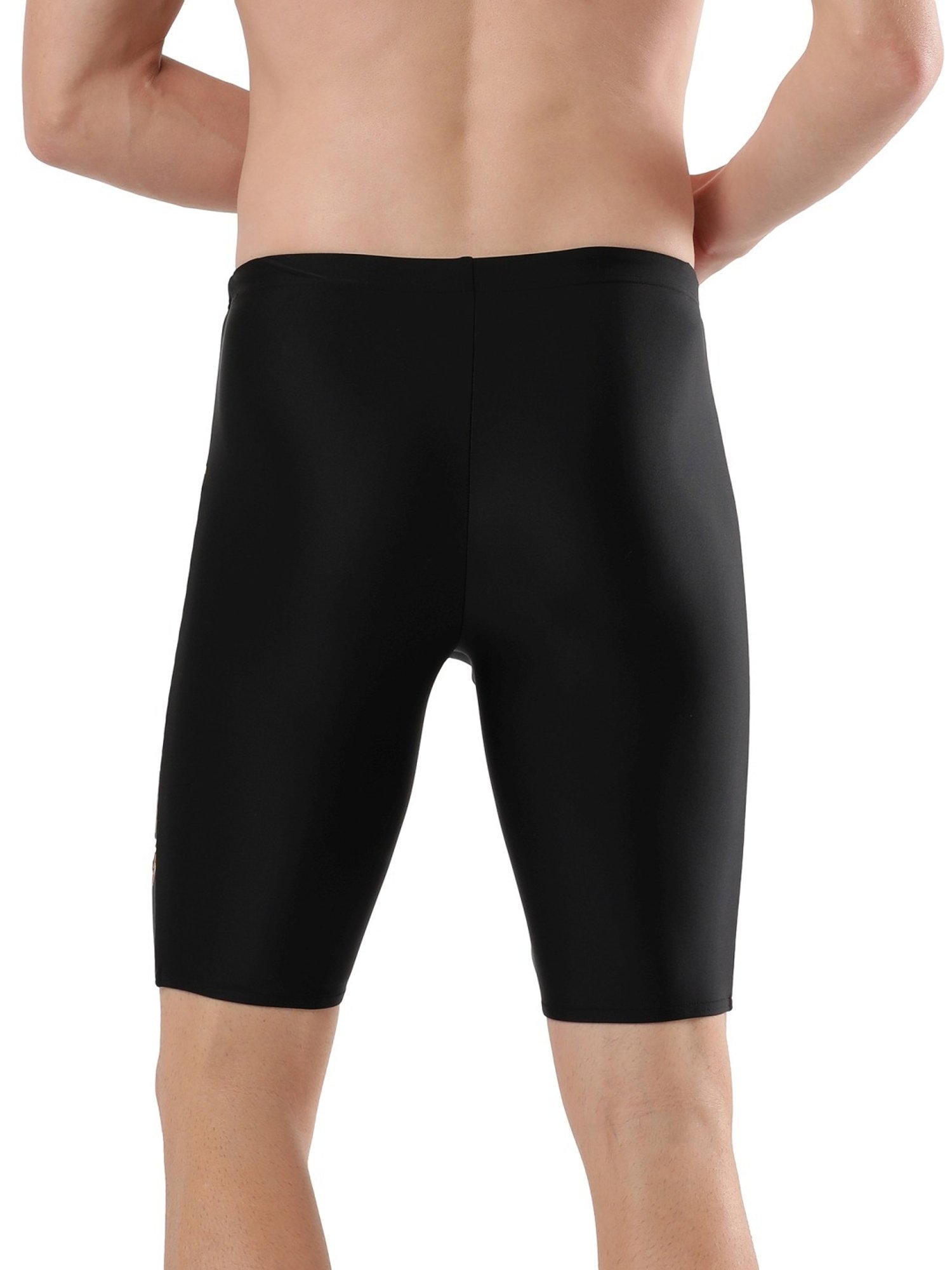 Speedo Black Regular Fit Printed Sports Shorts