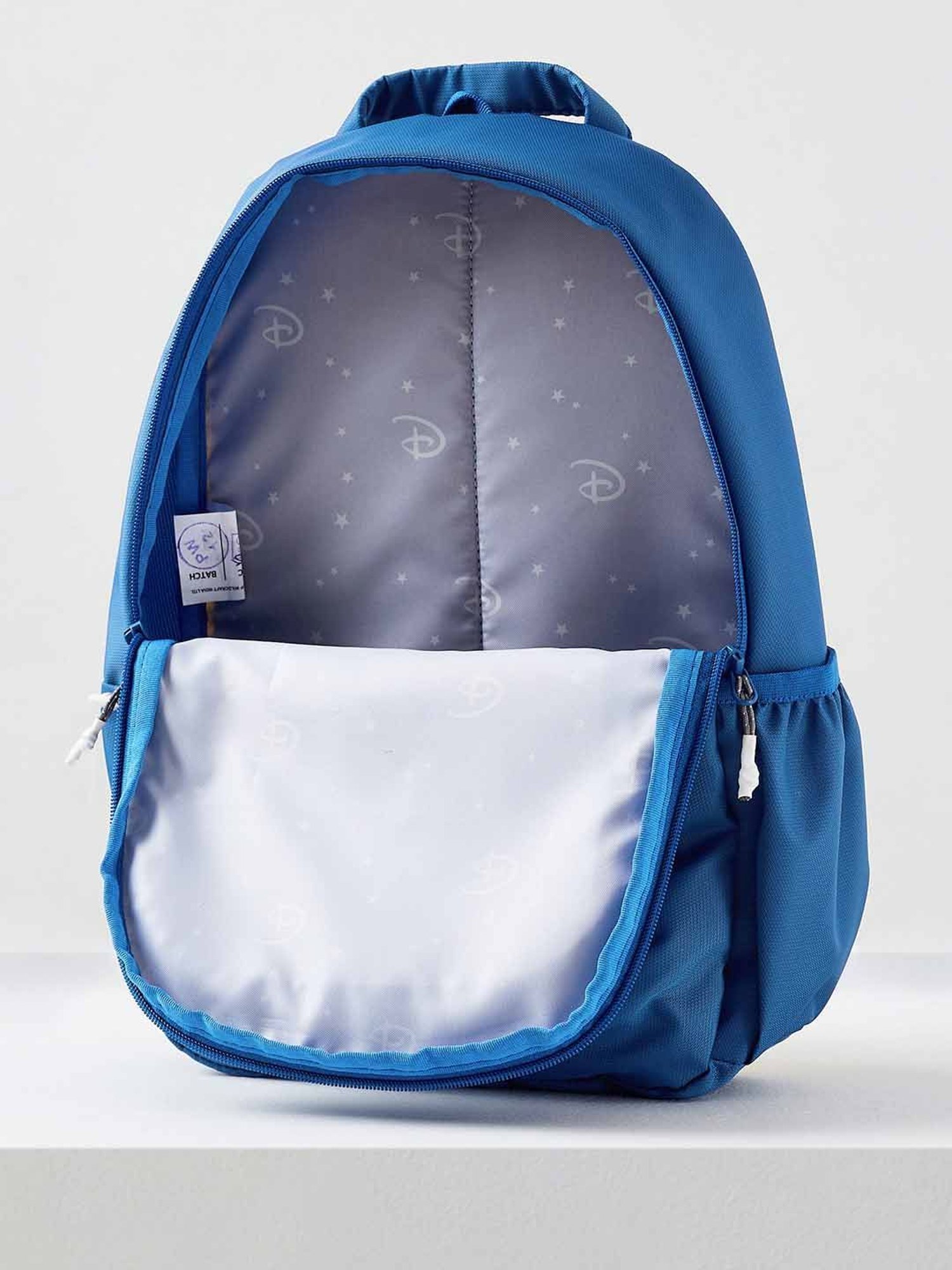 Wiki Back to School Champ 2 Blue Polyester Printed Backpack - 16 Ltrs