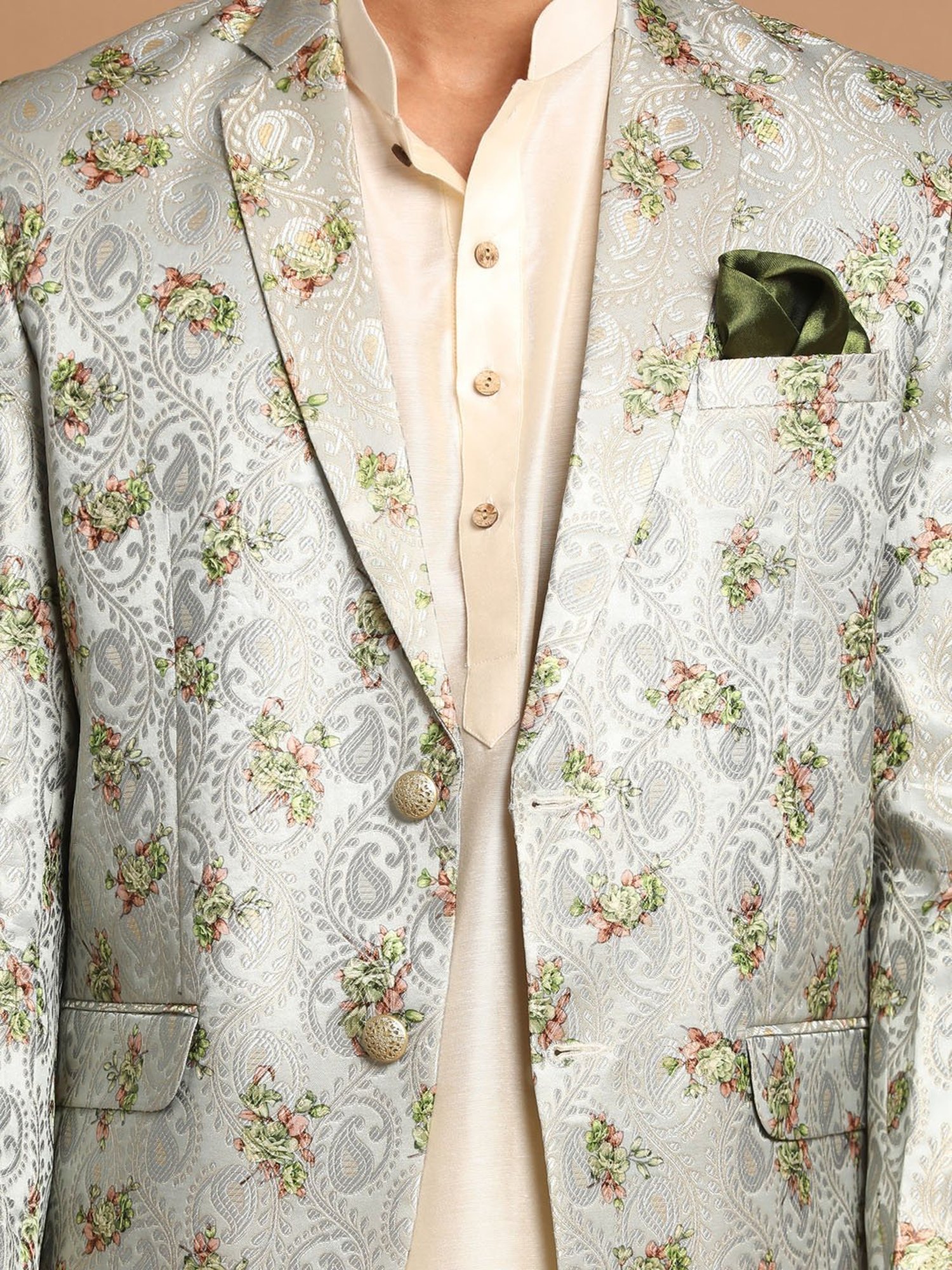 Sanwara Sea Green & White Cotton Regular Fit Chikankari Kurta Bottom Set