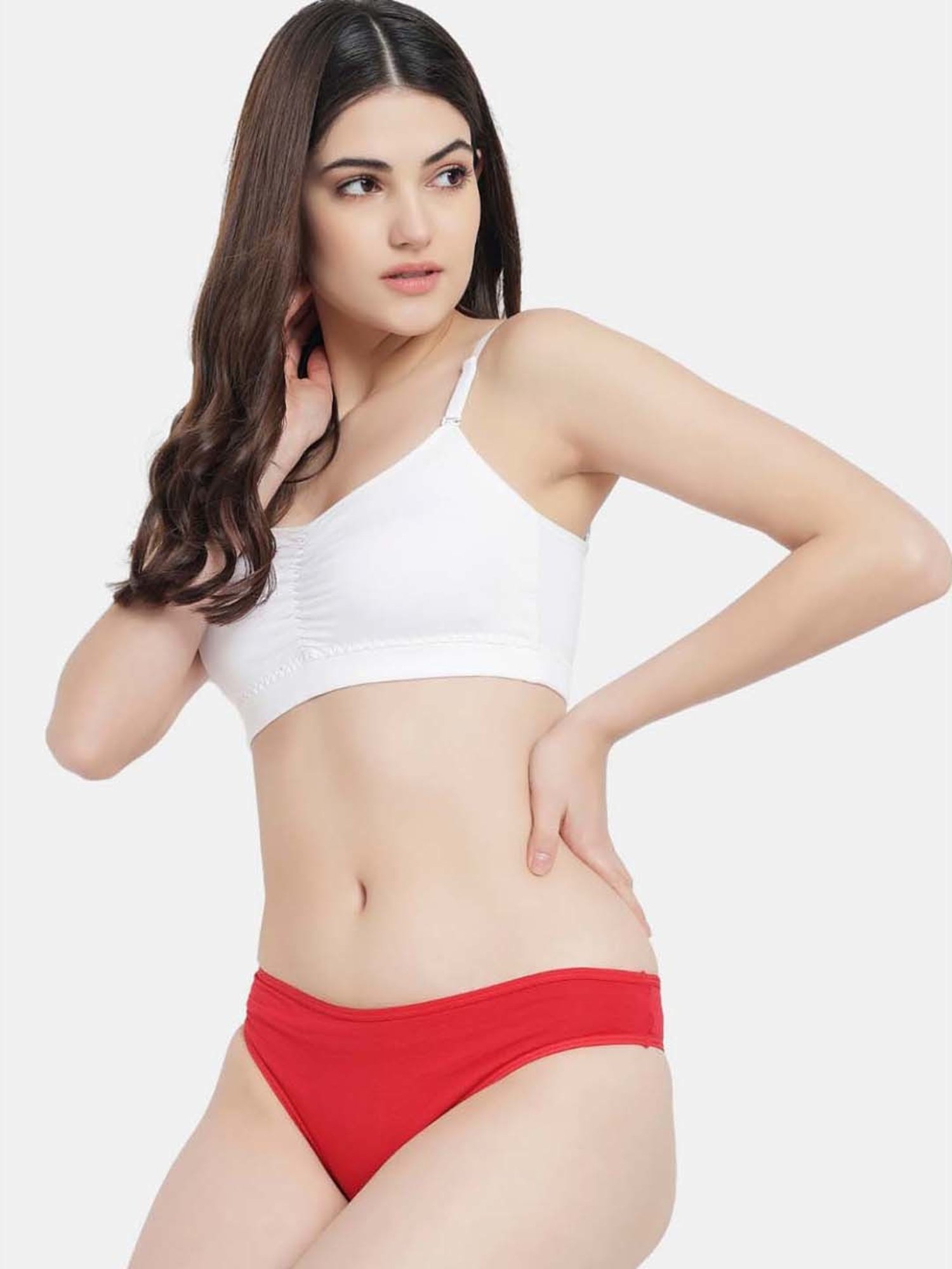 Bleeding Heart Red & Black Thongs - Pack Of 2