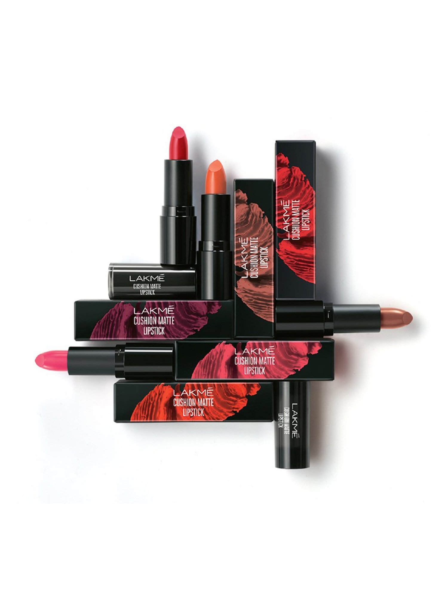 Lakme Cushion Matte Lipstick Pink Petal - 4.5 gm