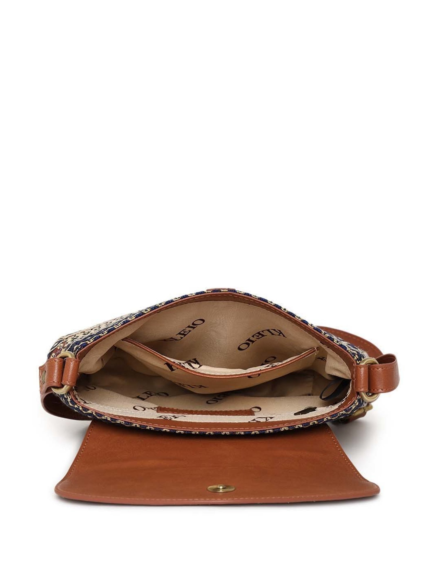 KLEIO Multicolor Textured Medium Sling Handbag