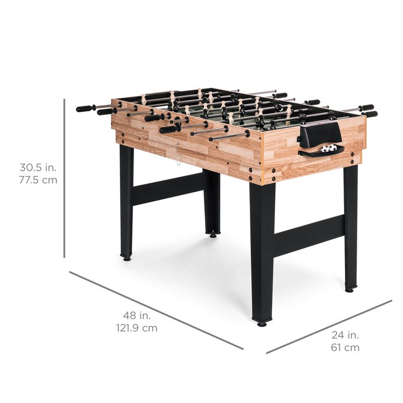 Best Choice Products 2x4ft 10-in-1 Combo Game Table Set w/ Pool, Foosball, Ping Pong, Hockey, Bowling, Chess, and More