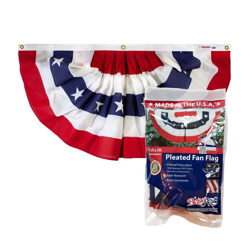 18"x36" Printed Polycotton Fan Flag