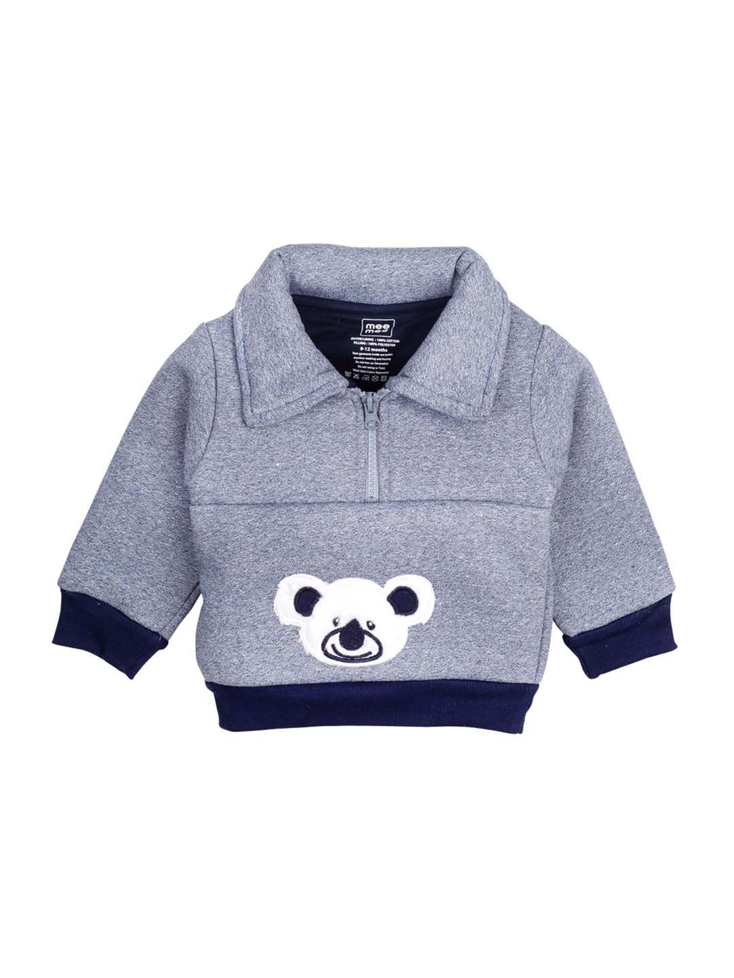 Mee Mee Kids Blue Embroidered Jacket