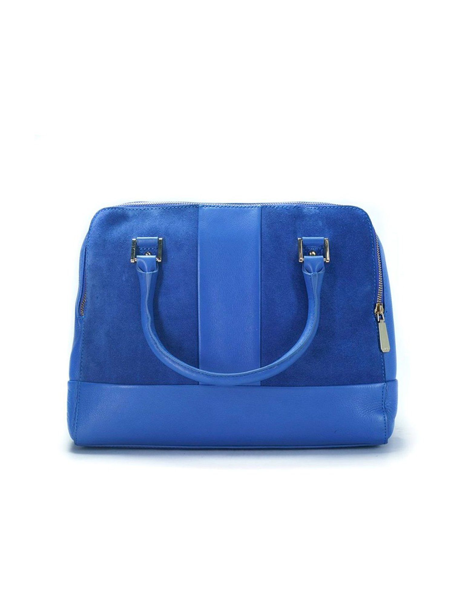 RI2K London Blue Leather Large Handbag