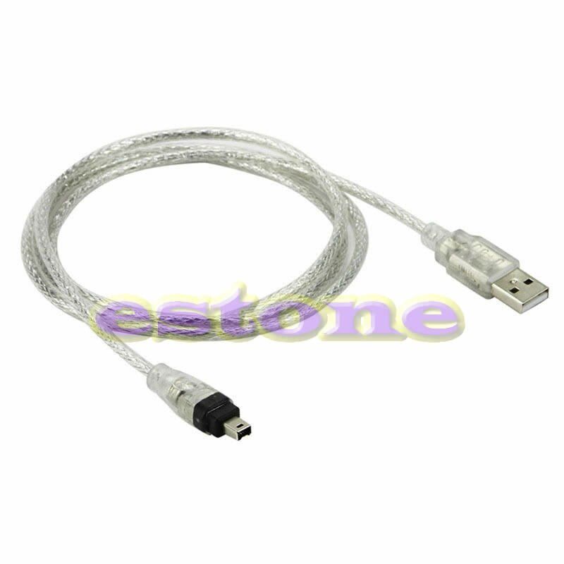Lejiahong 5ft NEW USB To Firewire iEEE 1394 4 Pin iLink Adapter Cable