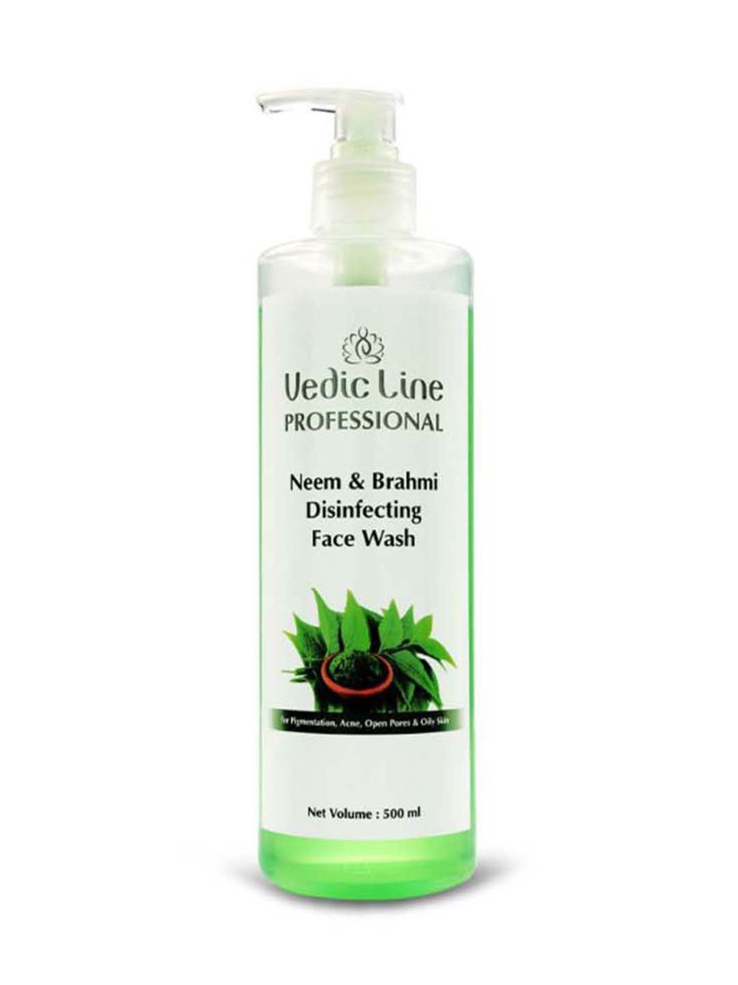 VEDIC LINE Neem Brahmi Disinfecting Face Wash - 500 ml